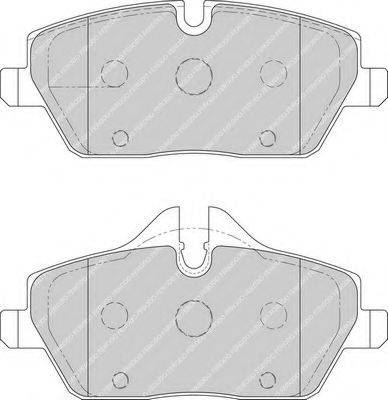 Комплект гальмівних колодок, дискове гальмо FERODO FDB1747