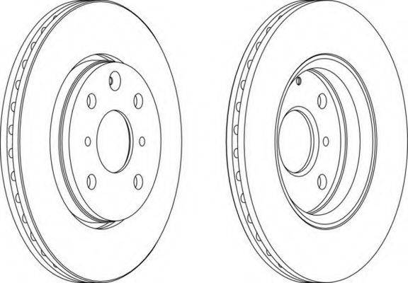 гальмівний диск FERODO DDF1527