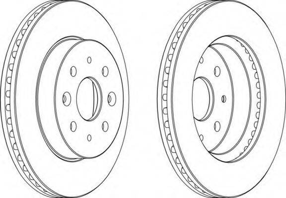 гальмівний диск FERODO DDF1542