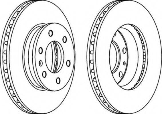 гальмівний диск FERODO FCR310A