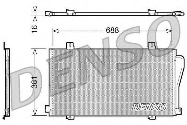 Конденсатор, кондиціонер DENSO DCN23017