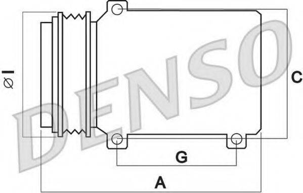 Компресор, кондиціонер DENSO DCP02040