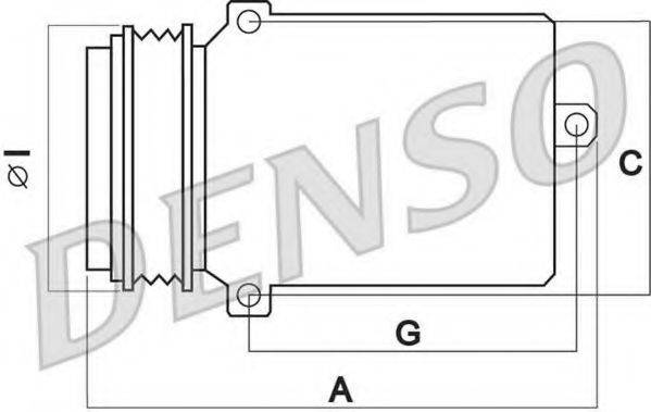 Компресор, кондиціонер DENSO DCP02013