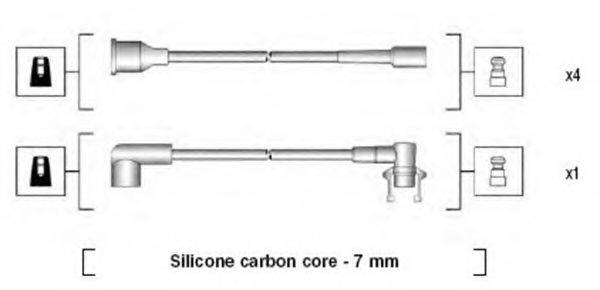 Комплект дротів запалення MAGNETI MARELLI 941145230720