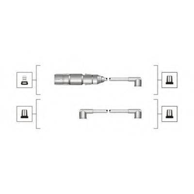 Комплект дротів запалення MAGNETI MARELLI 941319170071